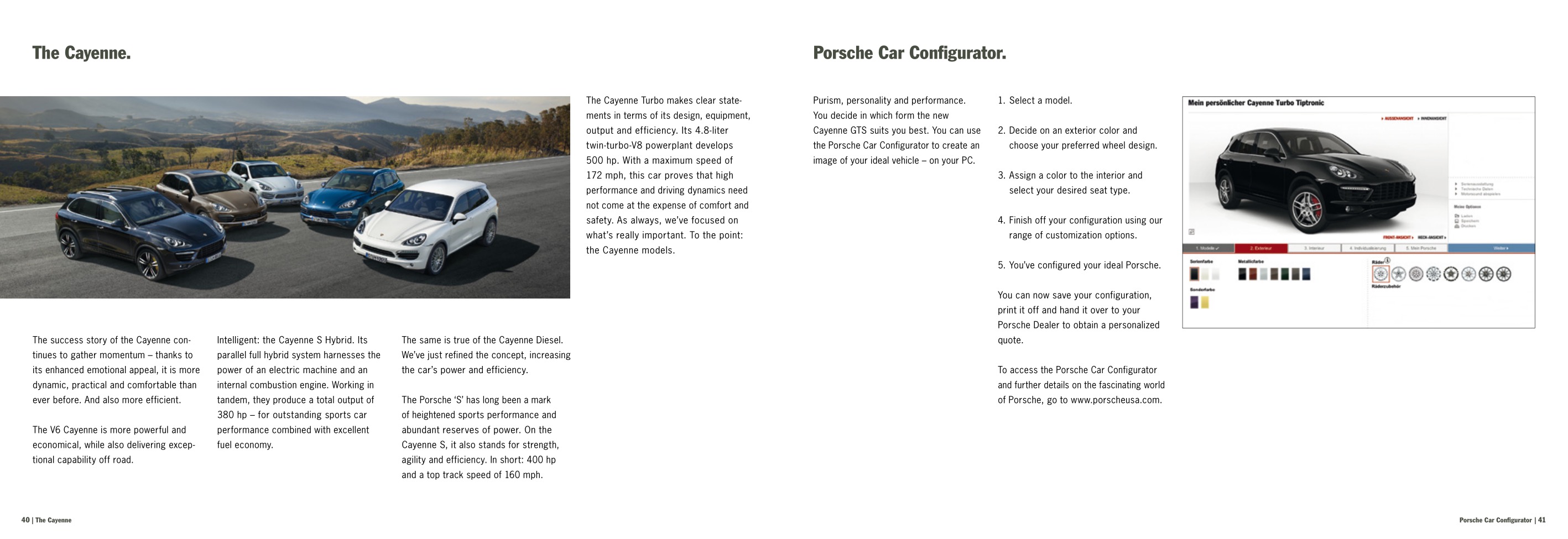 2012 Porsche Cayenne GTS Brochure Page 3